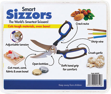 Anysharp 5-in-1 schaar essentials - Zwart/blauw