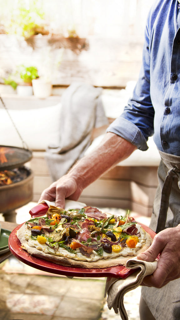 Emile Henry Pizzasteen E-Box - Ø365mm - Grand Cru