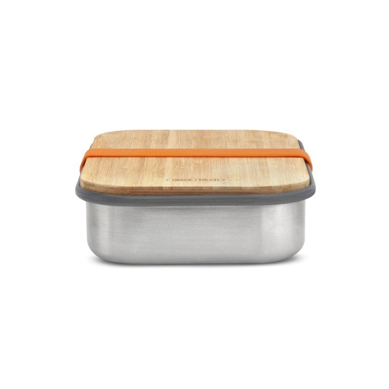 Black+Blum Broodtrommel – Oranje - 223×150×52 mm | Stijlvol, duurzaam & multifunctioneel