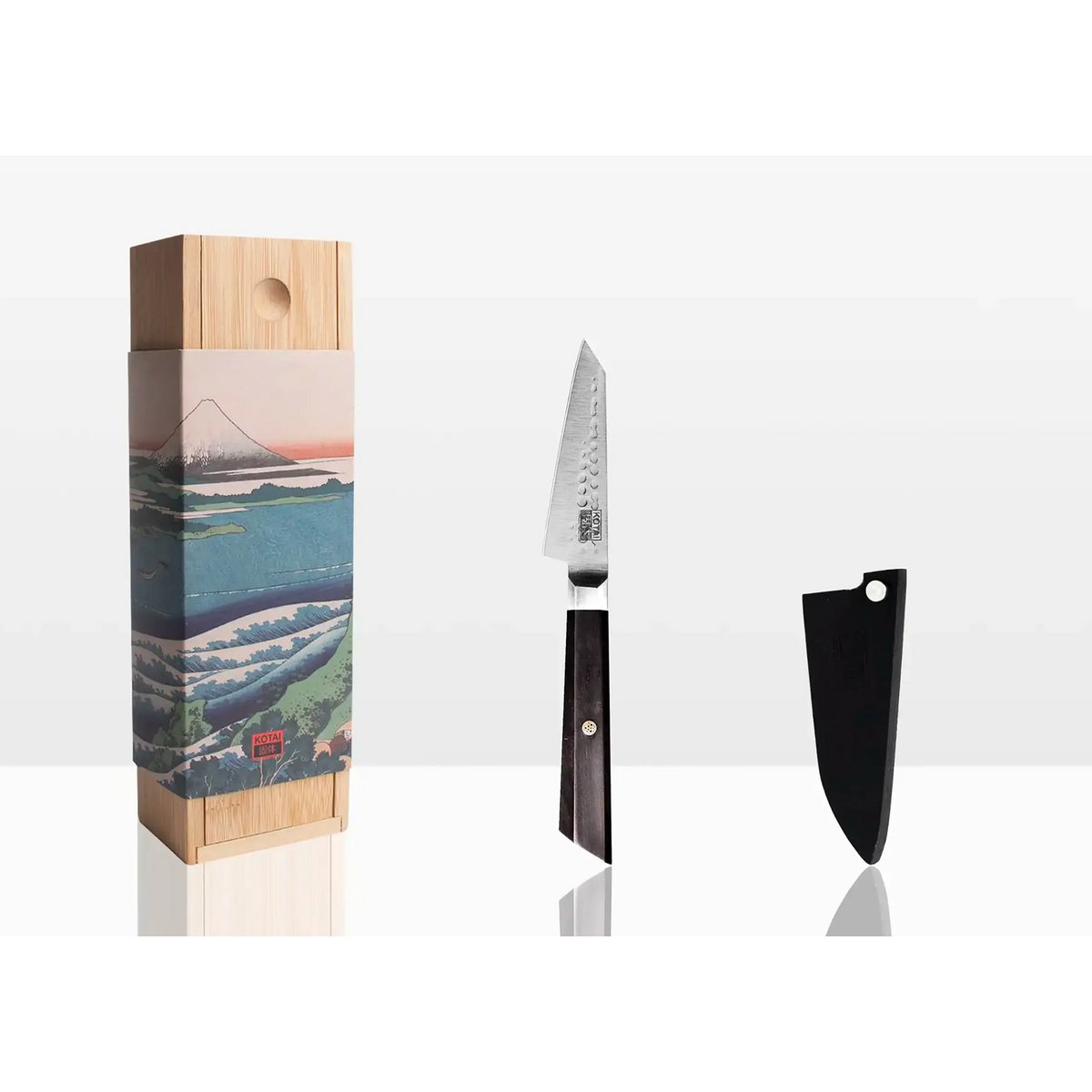 Kotai Kiritsuke Mes 90 mm – Japans Bunka Schilmes - Geleverd in een Luxe bamboe geschenkverpakking