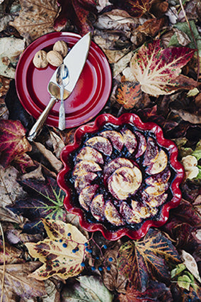 Emile Henry Taartvorm gegolfd - Ø265mm - Grand Cru