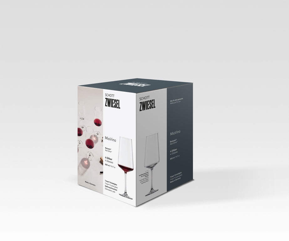 Schott Zwiesel MioVino Rode wijnglas met MP - 0.5Ltr - Set van 4 glazen
