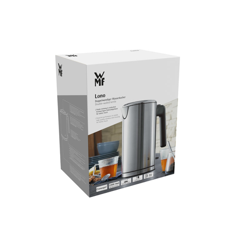 WMF Lono Dubbelwandige Waterkoker 1,3 L – Veilig & Energiezuinig