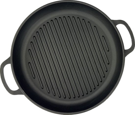 Maysternya Gietijzeren Grillpan - Ø 34 x 4 cm