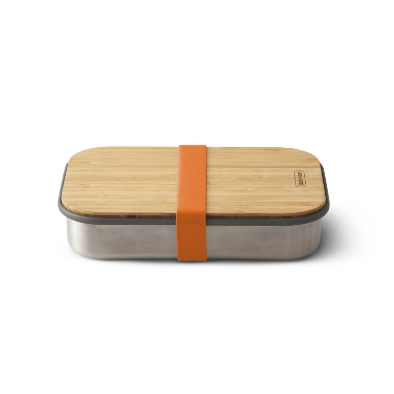 Black+Blum Broodtrommel – Oranje - 223×150×52 mm | Stijlvol, duurzaam & multifunctioneel