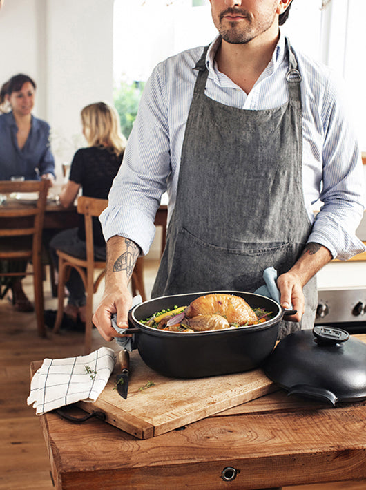 Emile Henry Kookpan ovaal Delight - 4.5Ltr - Slate