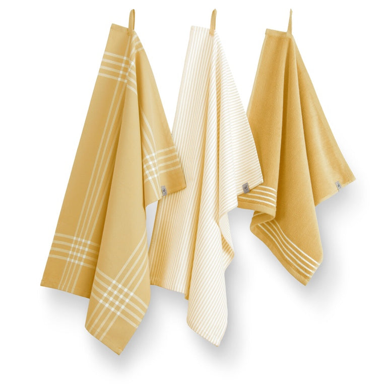 Walra Keukenset 3-delig Geel – Superior Kitchen Set – Katoen