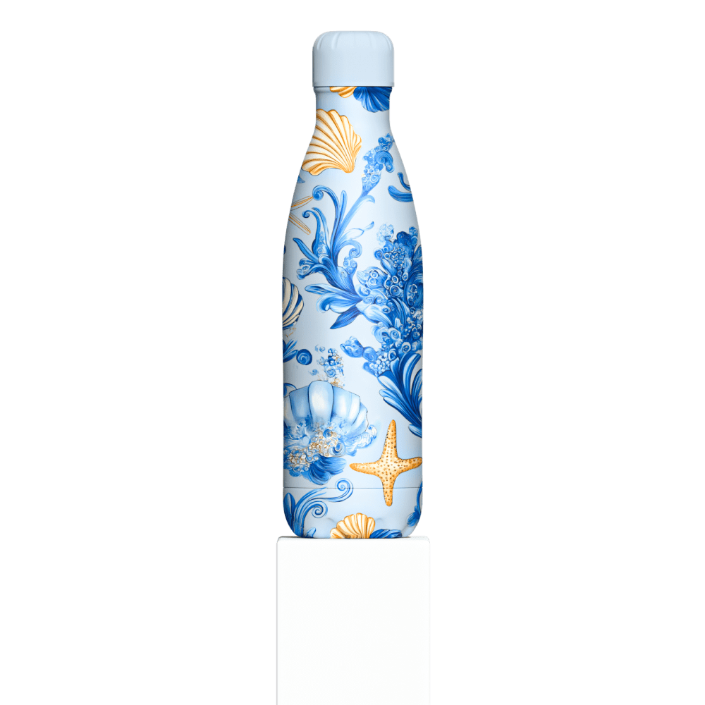 IZY Drinkfles - Blu Marina - Duurzame Thermofles 500ML - Siciliaanse Zomer