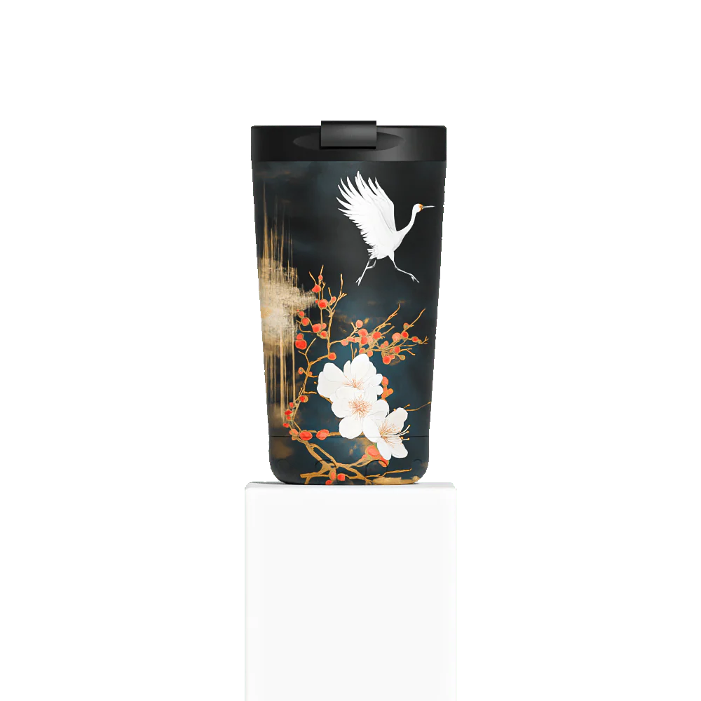 IZY Thermomok - Golden Blossom | Stijlvolle Koffiebeker To Go 350ML - Magical Japan