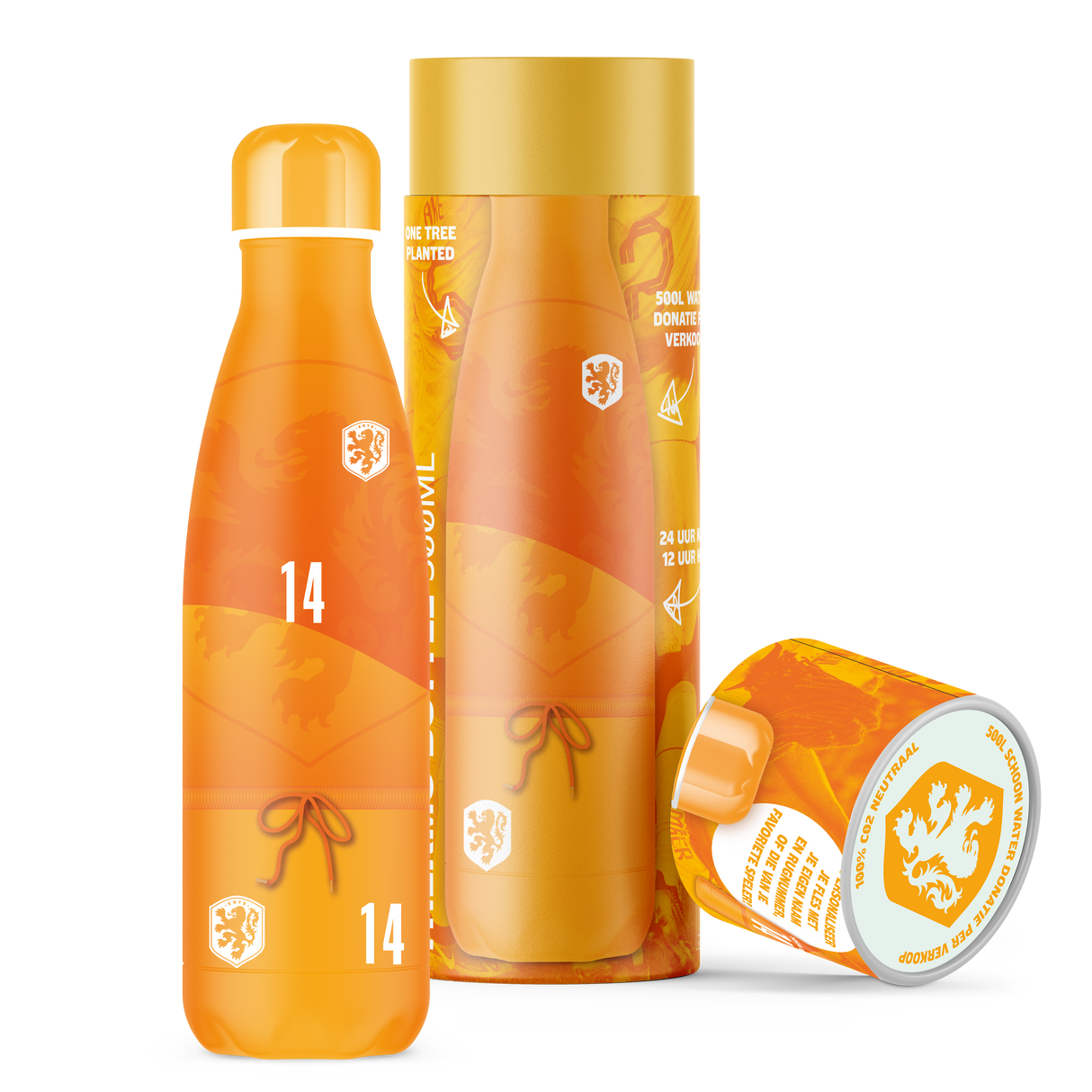 IZY Thermofles - KNVB Editie | 500ML Oranje Supportersfles