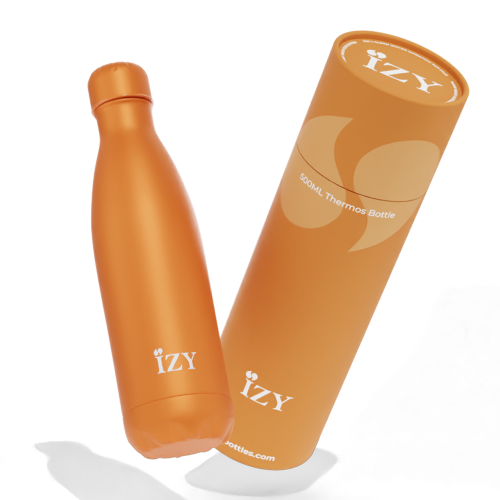 IZY Drinkfles - Oranje | 500ML - Thermofles To Go - The Originals Collectie