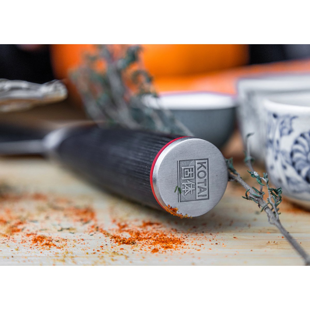 Kotai Traveler Set (B) – 6 Messen + Aanzetstaal & Messenzak