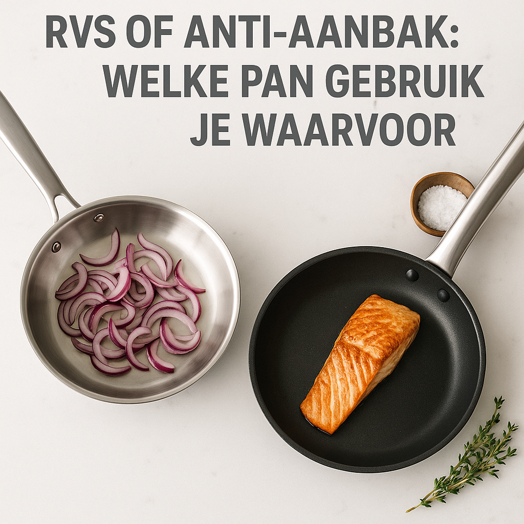 RVS of Anti-aanbak: Welke Pan Gebruik Je Waarvoor?
