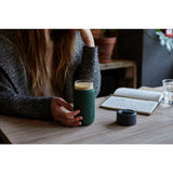 Black+Blum Reisbeker Glas 0,34 L - Blauw - Lekvrij, Smaakneutraal & Duurzaam