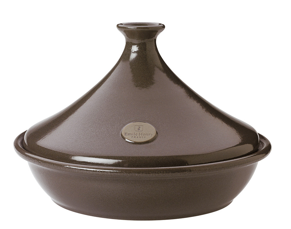 Emile Henry Tajine E-box - Ø320mm - Fusain - Keramische Tajine met Geschenkverpakking