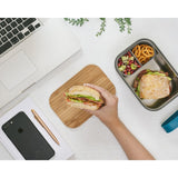 Black+Blum Broodtrommel - Groen - 190 × 135 × 75 mm | Duurzaam, Lekvrij & Multifunctioneel