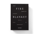 Printworks Blusdeken Zwart | Veiligheid met design