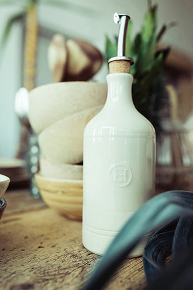 Emile Henry Olie- en Azijnfles - 0.45Ltr - Argile naturelle