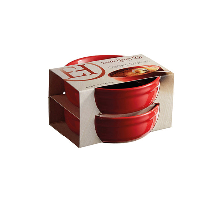 Emile Henry Crème brûlée schaaltje set 2 stuks - Grand Cru