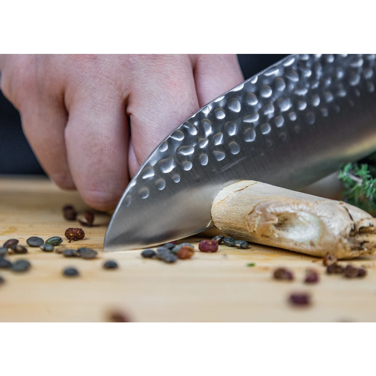 Kotai The Asian Set – 3 Messen: Schilmesje, Santoku & Hakmes - Geleverd in een Luxe bamboe geschenkverpakking