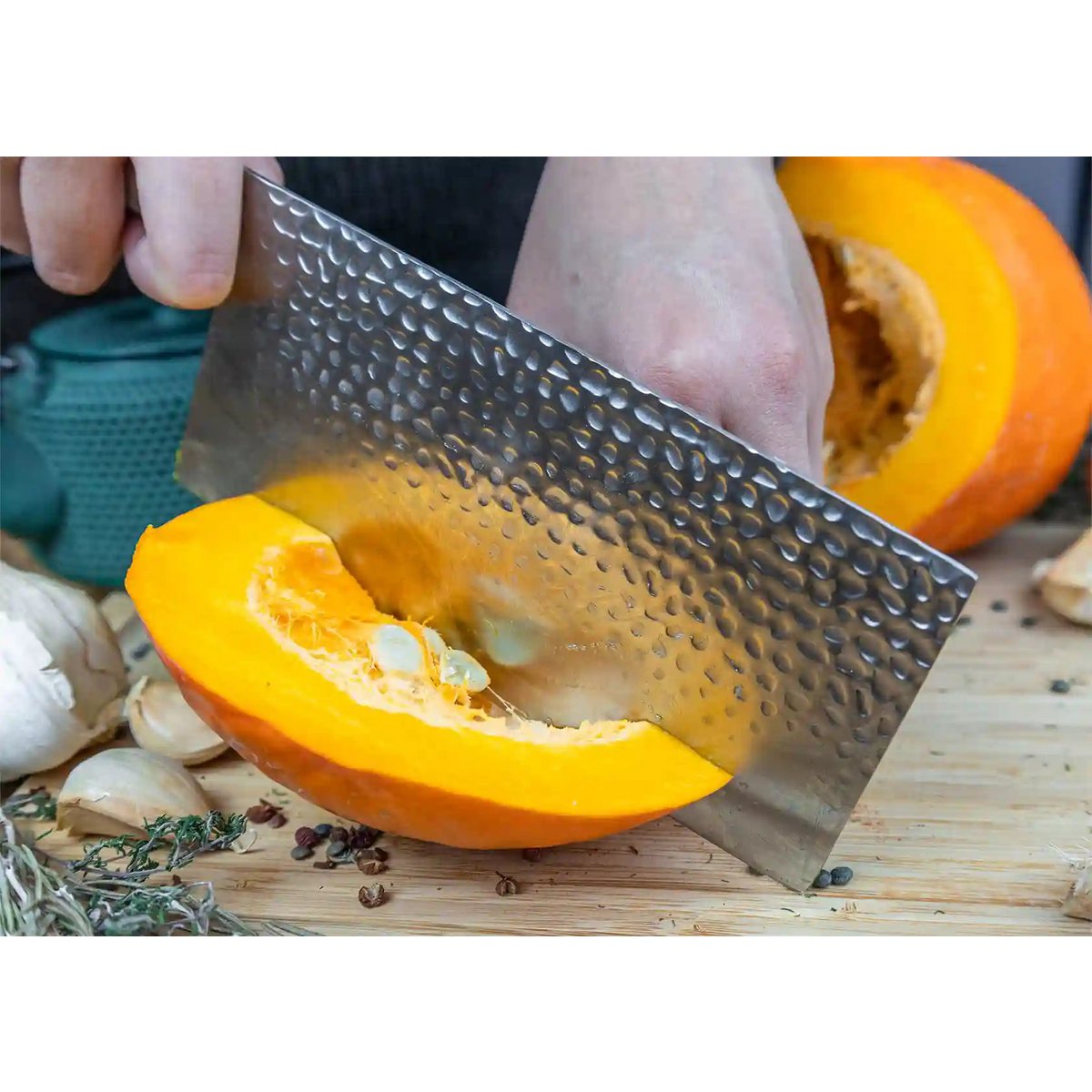 Kotai Hakmes 190 mm – Met Bamboe Saya - Geleverd in een Luxe bamboe geschenkverpakking