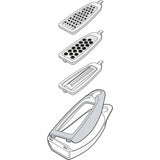 Anysharp 3-in-1 smart box rasp - met Opvangbak