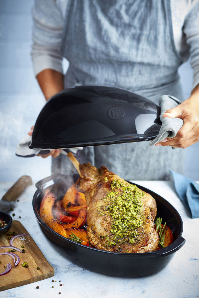 Emile Henry Chicken Baker E-box - 415x275mm - Fusain