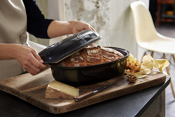 Emile Henry Broodbakvorm ambachtelijk E-box - 340x215x150mm - Fusain