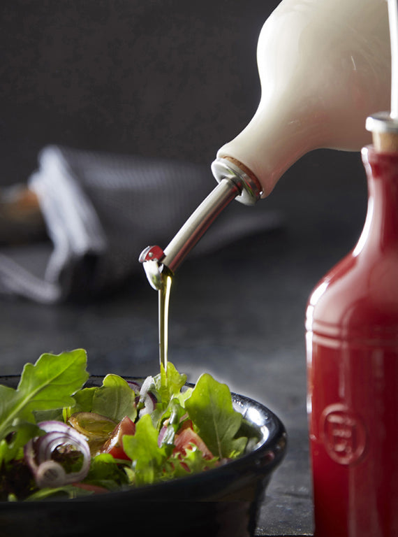 Emile Henry Olie- en Azijnfles - 0.45Ltr - Farine