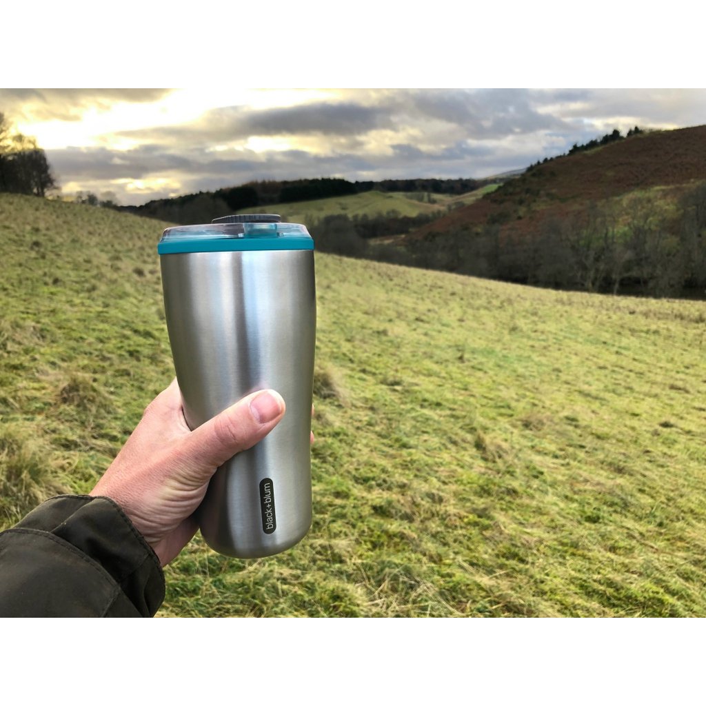 Black+Blum Thermo Reisbeker 0.6 L Blauw - Vak & lekvrij, warm & koud In één