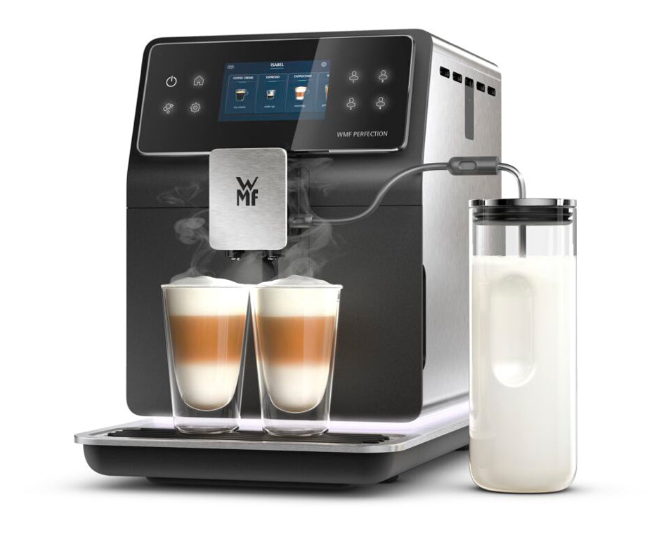 WMF Perfection 860L Volautomatische Koffiemachine – 18 Dranken, Dubbel Thermoblock & Premium Cromargan® Design