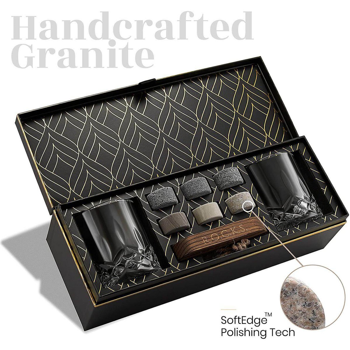 The Connoisseur's Set - Signature Whiskey Glass Edition - Geleverd in een geschenkverpakking