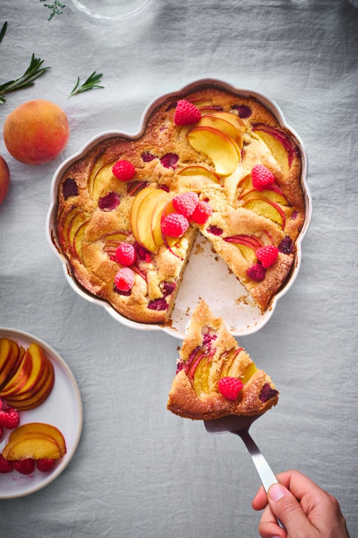 Emile Henry Madeleine Taartvorm hart gegolfd - Argile