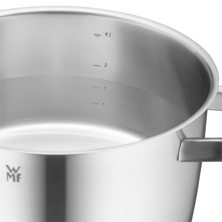 WMF Iconic Kookpan Laag met Deksel – RVS