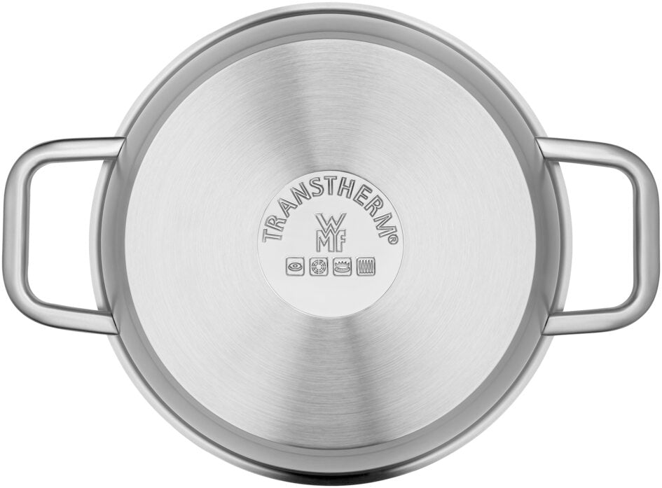 WMF Iconic Kookpan Laag met Deksel – RVS