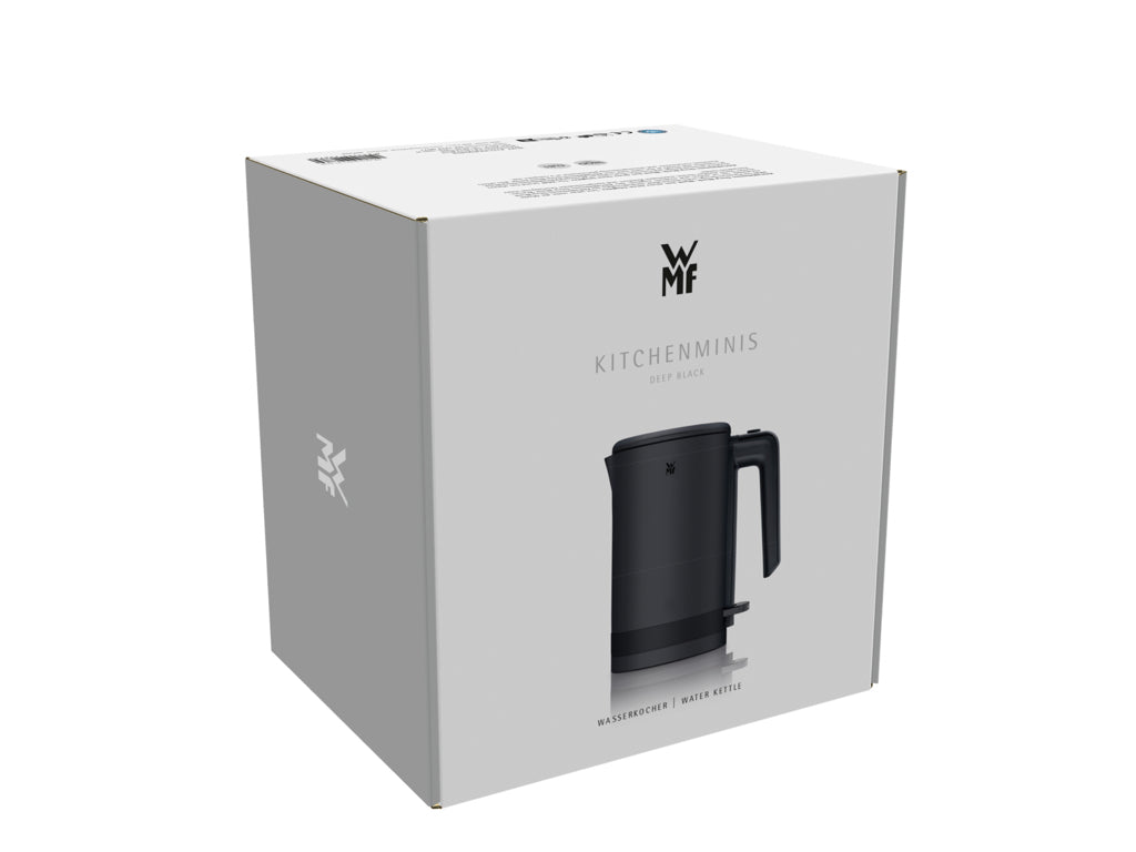 WMF KITCHENminis Waterkoker 0,8 L Diep Zwart – Compact & Elegant