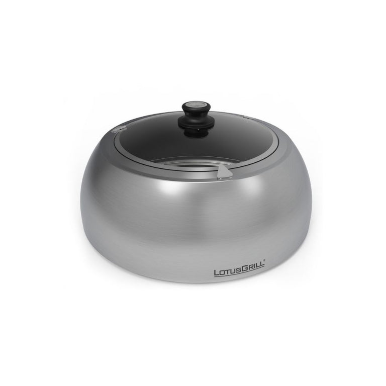 LotusGrill Barbequedeksel RVS voor de XL