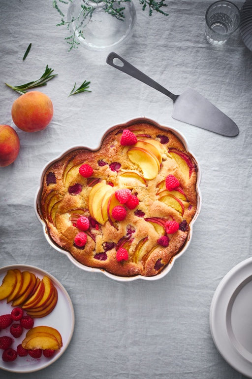 Emile Henry Madeleine Taartvorm hart gegolfd - Argile