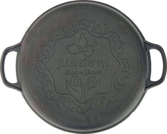 Maysternya Gietijzeren Grillpan - Ø 34 x 4 cm