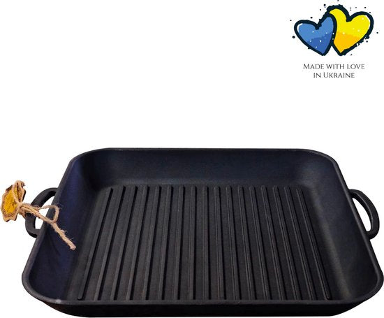 Maysternya Gietijzeren Grillplaat 35 x 35 x 4 cm - Vierkant