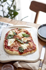 Emile Henry Pizzasteen Maestro - 430x330x33mm - Cream