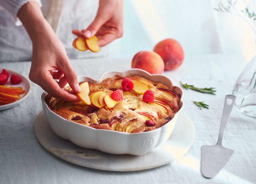 Emile Henry Madeleine Taartvorm hart gegolfd - Argile