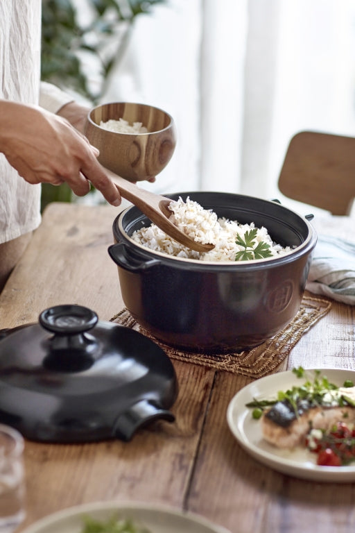 Emile Henry Rijstpot - Ø195mm - Fusain