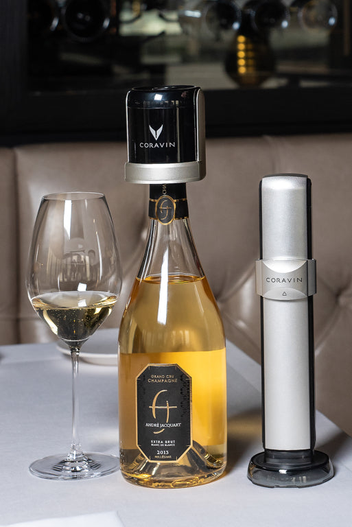 Coravin Sparkling Wine bewaarsysteem - Zwart/zilver