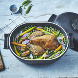 Emile Henry Kookpan ovaal Delight E-box - 4.5Ltr - Slate