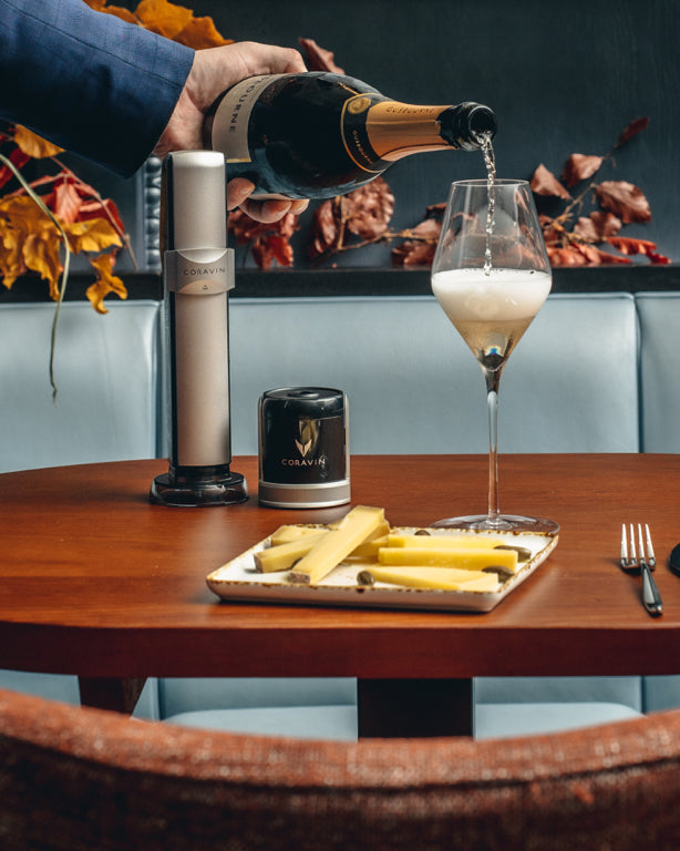 Coravin Sparkling Wine bewaarsysteem - Zwart/zilver