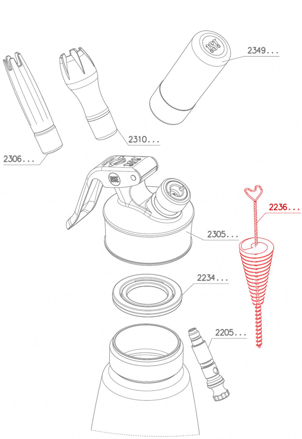 iSi Reinigingsborstel