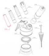 iSi Spuitmond rvs recht
