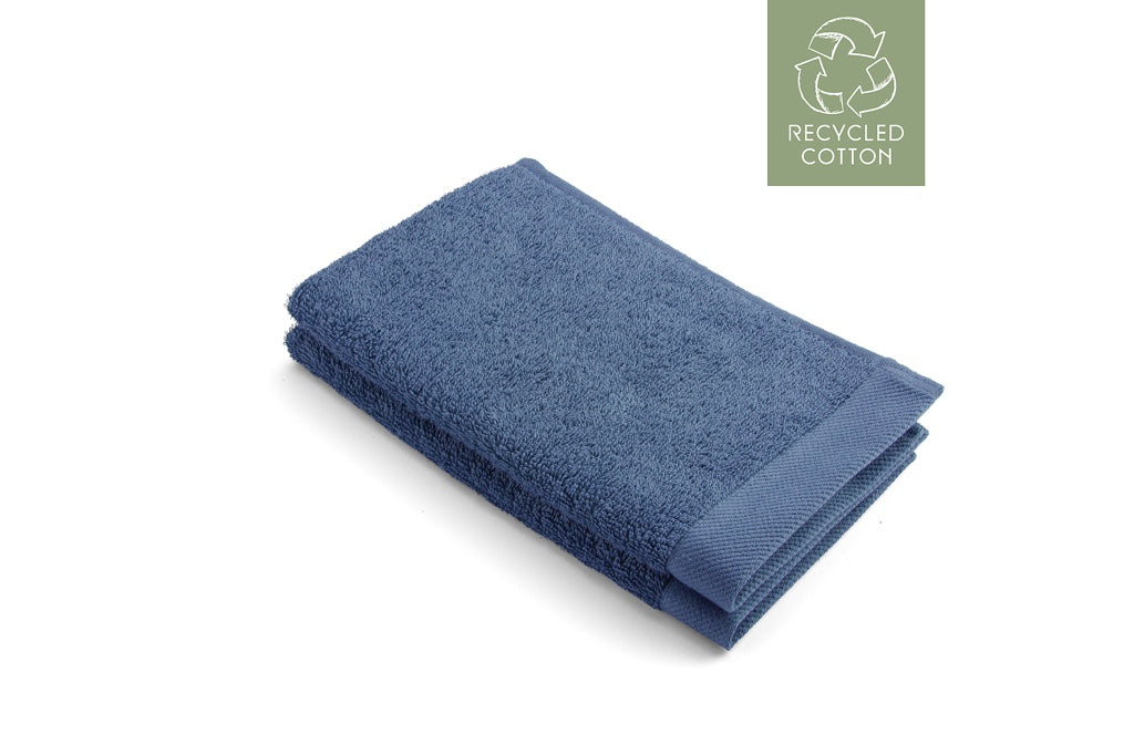 Walra Gastendoek Remade Cotton – 2-delig – Blauw - Duurzaam & Zacht