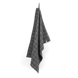 Walra Keukendoek Dry with Cubes – 100% Katoen – Modern Design - Zwart